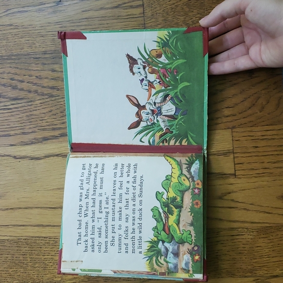 Vintage 50s Uncle Wiggily And The Alligator Hardcover Children's Book - Picture 8 of 9